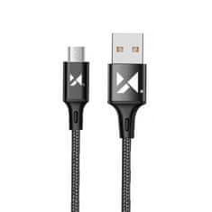 MG kabel USB / micro USB 2.4A 1m, černý