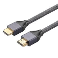 MG kabel HDMI 2.1 8K / 4K / 2K 2m, stříbrný