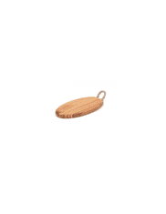 Arte Legno Oválné prkénko s provazovým držadlem - malé 21 x 13 x 1,8 cm