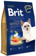 Brit Premium by Nature Cat. Adult Salmon 8 kg
