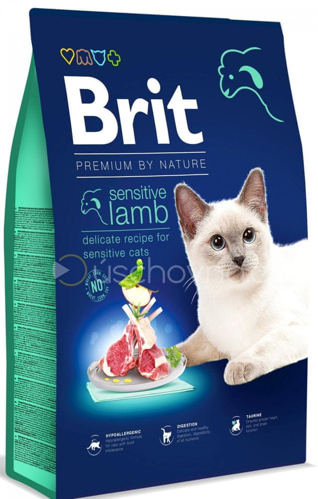 Levně Brit Premium by Nature Cat. Sensitive Lamb, 8 kg