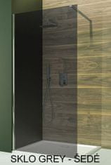 Sanplast Posuvné sprchové dveře do niky Sanplast D2/TX5b-110, profil bílá EW, sklo šedé 600-271-1130-01-501