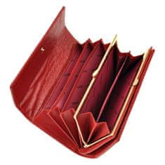 Gregorio Červená dámská kožená peněženka 