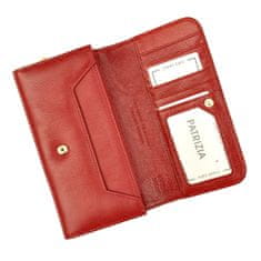 Gregorio Červená dámská kožená peněženka