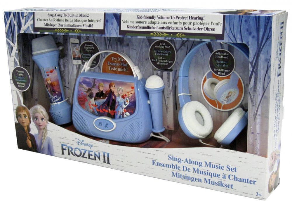 midnight Pack to put fair Disney Set Frozen II - sluchátka, svítilna, karaoke box - rozbaleno |  MALL.CZ