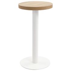 Vidaxl Bistro stolek světle hnědý 40 cm MDF