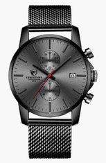 Pánské hodinky s chronografem Cheetah Steel black
