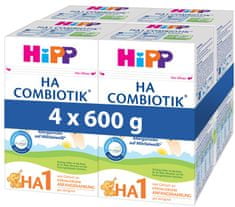 HiPP Počáteční mléčná koj. výživa HA 1 Combiotik 4 x 600g