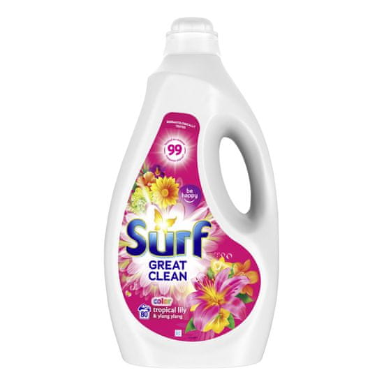 Surf Prací Gel Tropical Lily 4 l (80 praní)