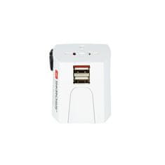 Skross  Cestovní adaptér univerzální pro 150 zemí PA48 MUV 2x USB nabíjecí port 5V/2400mA