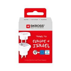 Skross  Cestovní adaptér Israel Combo pro použití v Izraeli