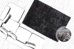 Kusový koberec Twist 600 Anthracite Rozměr koberce: 120 x 170 cm
