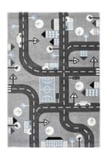Lalee Dětský kusový koberec Amigo 331 Silver Rozměr koberce: 120 x 170 cm