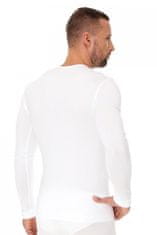 Brubeck Pánské tričko 1120 white + Ponožky Gatta Calzino Strech, bílá, L