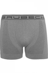 Brubeck Pánské boxerky 00501A grey + Ponožky Gatta Calzino Strech, šedá, XL