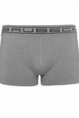 Brubeck Pánské boxerky 10050A grey + Ponožky Gatta Calzino Strech, šedá, S