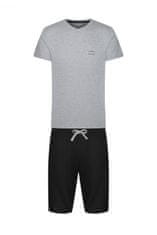 Henderson Pánské pyžamo 38881 Duty grey, šedá, L