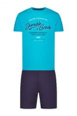 Henderson Pánské pyžamo 38868 Laze turquise, tyrkysová, XL
