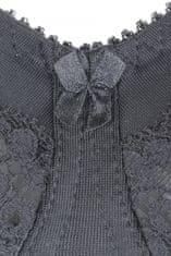 VIKI Dámská podprsenka 579 black + Ponožky Gatta Calzino Strech, černá, 100/E