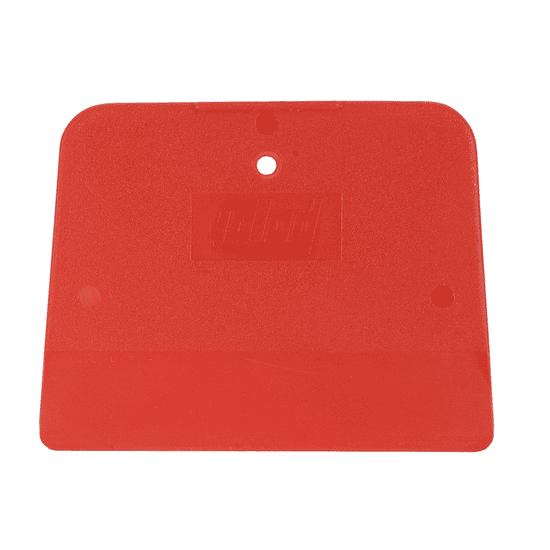 COLAD Stěrka na tmel lakýrnická, 120 x 90 mm, na rovné povrchy, plast, červená, 5 ks -