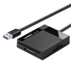 Ugreen CR125 čtečka karet USB 3.0 1m, černá
