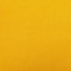 Greatstore Lavice žlutá 110 x 76 x 80 cm samet