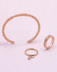 Rosato Originální bronzový prsten se zirkony Cubica RZA014 (Obvod 52 mm)