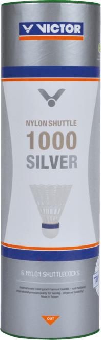 Victor Nylon Shuttle 1000 žlutá/modrá 6 ks