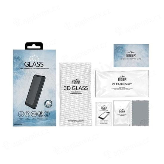 Eiger Tvrzené sklo pro Apple iPhone X - velmi odolné - Tempered Glass 0,3mm