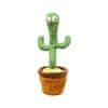 Interaktivní plyšová hračka kaktus, která zpívá, tančí, přehrává hudbu, opakuje slova a nahrává, LED světýlka, zábavná vzdělávací hračka, která svítí, 120 písní, ideální dárek k narozeninám, CactusToy