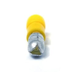 Izolované Cu lisovací banánky žluté 6mm2 / L=24,3mm 50 ks