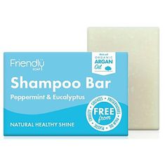 Friendly Soap Friendly Soap přírodní mýdlo na vlasy máta a eukalyptus 95g