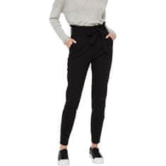 Vero Moda Dámské kalhoty VMEVA Relaxed Fit 10205932 Black (Velikost XS/32)