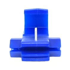 Izolované Cu lisovací rozbočovače zářezové modré 1,5-2,5mm2 100 ks