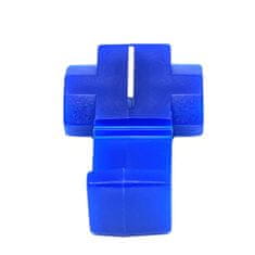 Izolované Cu lisovací rozbočovače zářezové modré 1,5-2,5mm2 100 ks