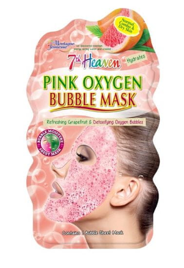 7th Heaven Růžová bublinková maska 15g