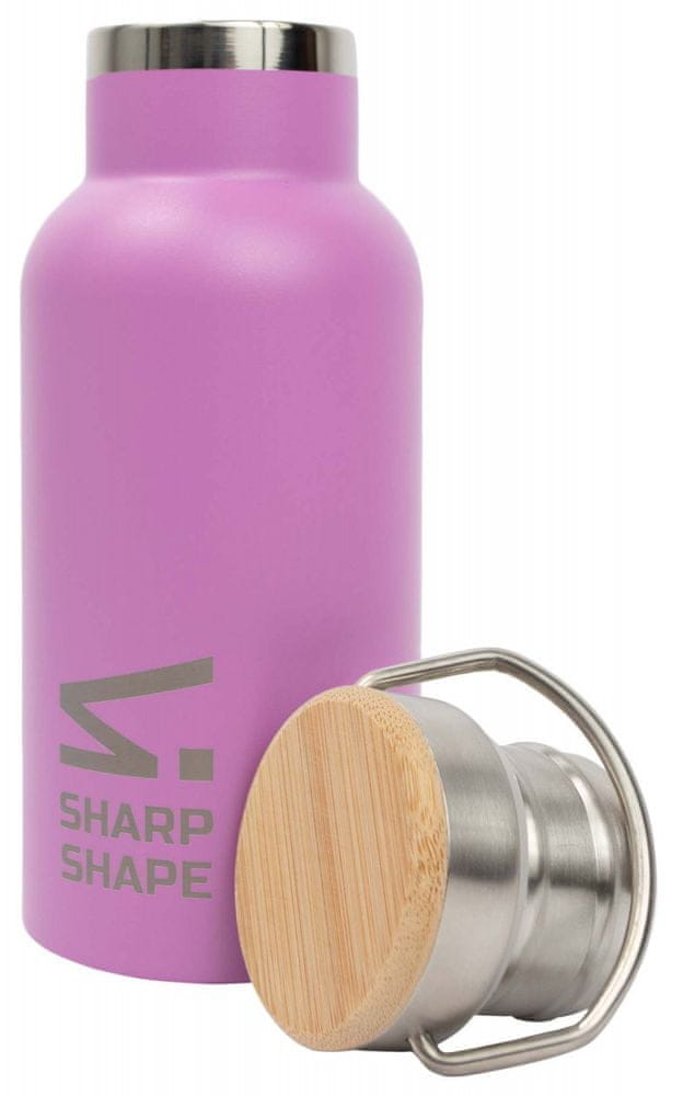 Sharp Shape Nerezová láhev, 350 ml fialová