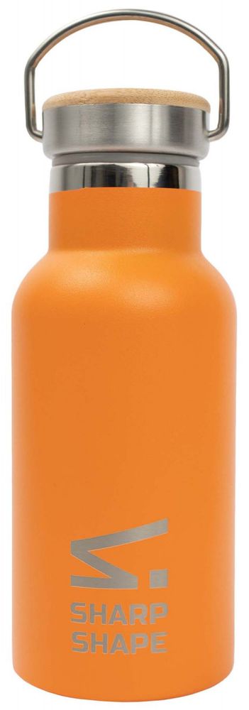 Sharp Shape Nerezová láhev, 350 ml oranžová