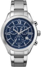Timex Miami Chronograph Blue TW2P94000, s ocelovým řemínkem