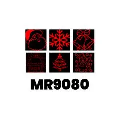 Aga Vánoční laserový dekorativní projektor Zelená/červená MR9080