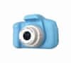 Dětský fotoaparát s HD kvalitou, modrý, růžový, 1280x720px, nabíjení přes USB, dárky pro děti, Minifoto, modrá
