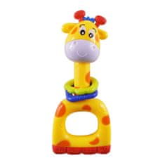 Baby Mix Dětské chrastítko žlutá žirafa