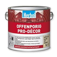 Herbol Offenporig Pro-Décor 2,5 l, eben - lazura na dřevo s UV filtrem