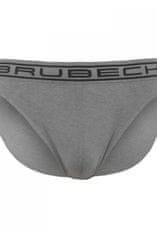 Brubeck Pánské slipy 00290A grey + Ponožky Gatta Calzino Strech, šedá, L