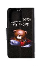 TopQ Pouzdro iPhone 13 Pro knížkové Don´t Touch méďa 66474