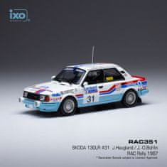 IXO MODELS Škoda 130 L, No.30, RAC Rallye, 1987 L.Křeček/B.Motl 1:43