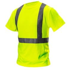 NEO TOOLS Pracovní tričko s vysokou viditelností, žluté, Velikost L/52