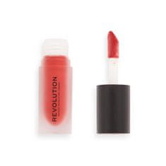 Makeup Revolution Lesk na rty Matte Bomb (Liquid Lip) 4,6 ml (Odstín Lure Red)