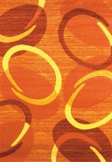Spoltex Kusový koberec Florida orange 9828 80x150cm