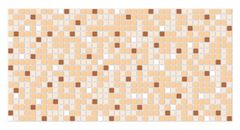Grace 3D obkladový omyvatelný panel PVC Mozaika hnědá (480 x 955 mm)